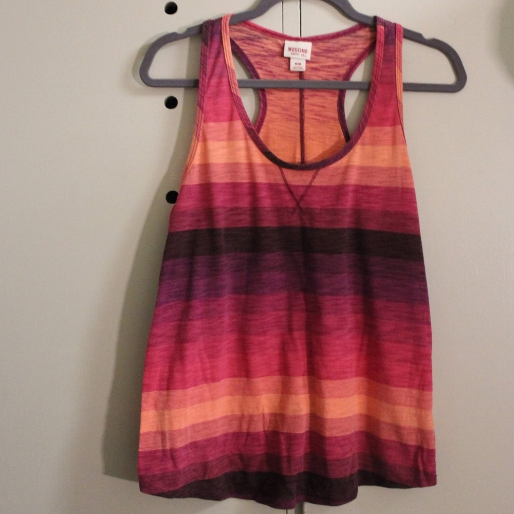 Horizontal stripe tank Top